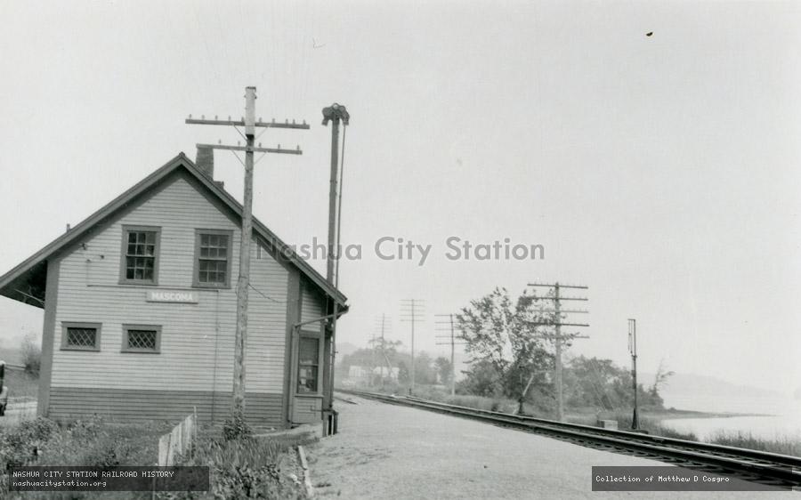Postcard: Mascoma station